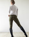 NEW Dusty Olive Range Tights - Equine Culture