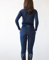 NEW Marvellous Deep Navy Range Tights - Equine Culture