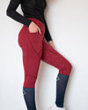 NEW Merlot Marvellous Tights - Equine Culture