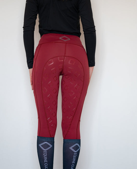 NEW Merlot Marvellous Tights - Equine Culture