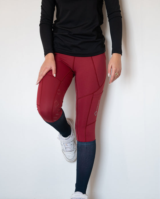 NEW Merlot Marvellous Tights - Equine Culture