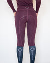 NEW Plum Range Tights - Equine Culture