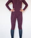 NEW Plum Range Tights - Equine Culture